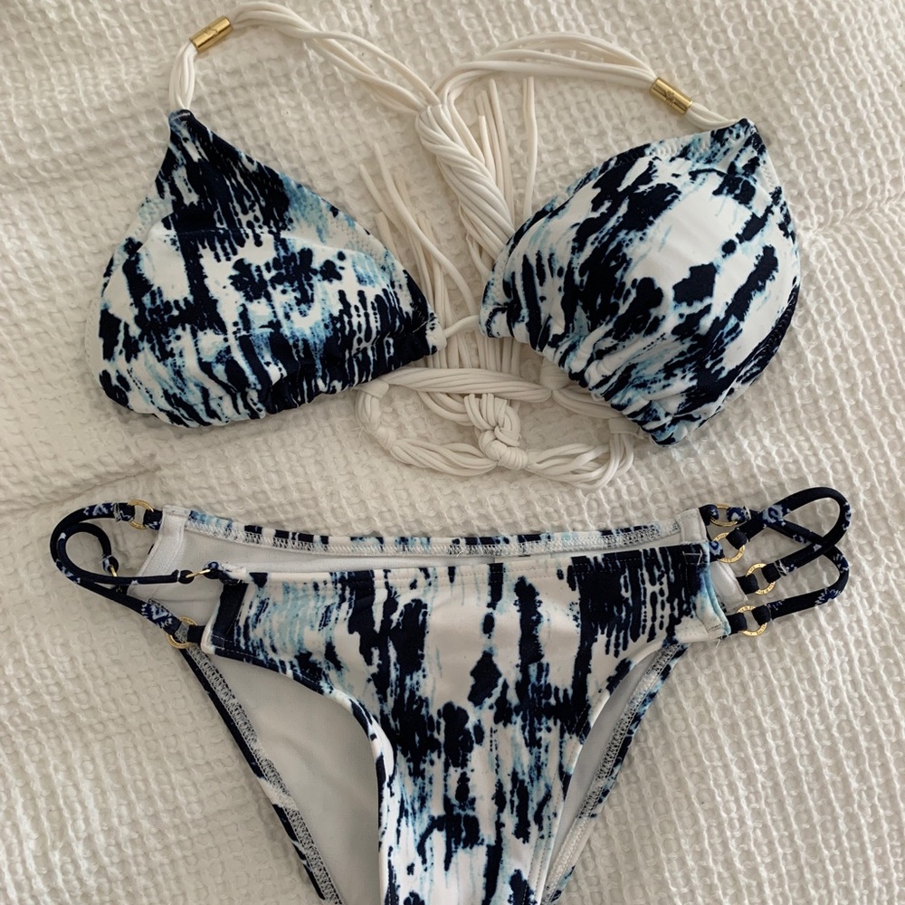 Tie dye Abercrombie swim suit